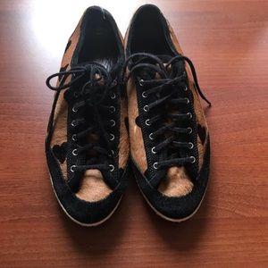 Burberry heart lace up sneakers horse hair size 39